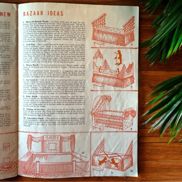 Vintage 1944 Dennison “Gay Decorations” Party Ideas Pamphlet – Retro Ephemera - Picture 9 of 13